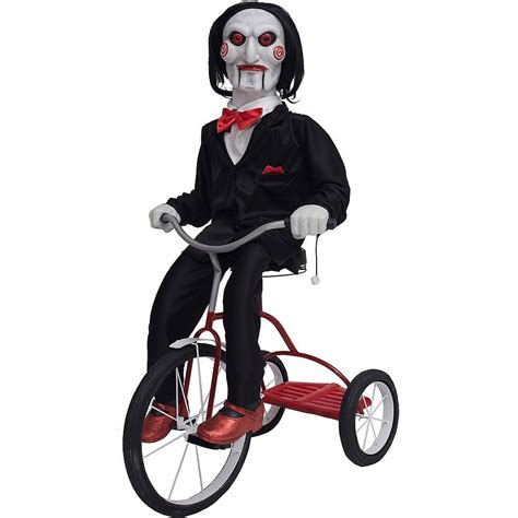 Animated Billy The Puppet Trike 22in x 43in - Jigsaw | Party City | Animated halloween props ...