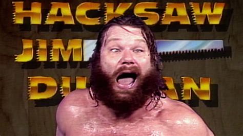 Hacksaw Jim Duggan Gets Excited - YouTube