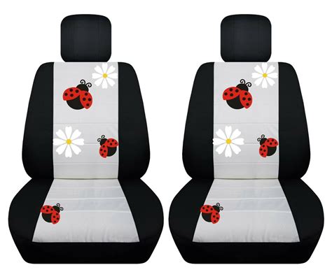 Fits 1998-2018 VW Beetle front set car seat covers with ladybug& flowers design - Seats, Parts ...