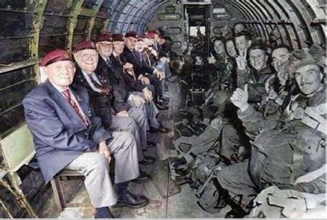 Does This Photo Show D-Day Paratroopers in 1944 and Today? | Snopes.com