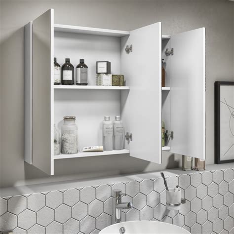 Bathroom Wall Cabinets White Gloss - Image to u