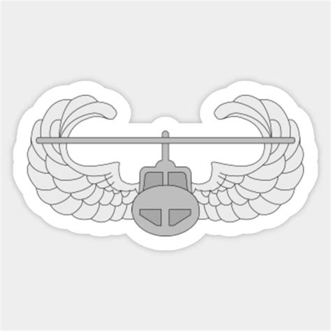 Army Air Assault Badge - Army Air Assault Badge - Sticker | TeePublic