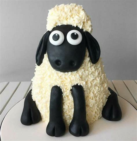 Shaun the sheep cake | Sheep cake, Shaun the sheep cake, Shaun the sheep