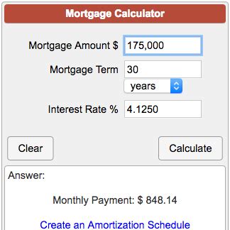 Mortgage Calculator