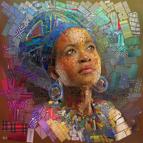 THE AFRICAN BRICKS "A Zulu girl" (Limited edition fine art prints) | tsevis