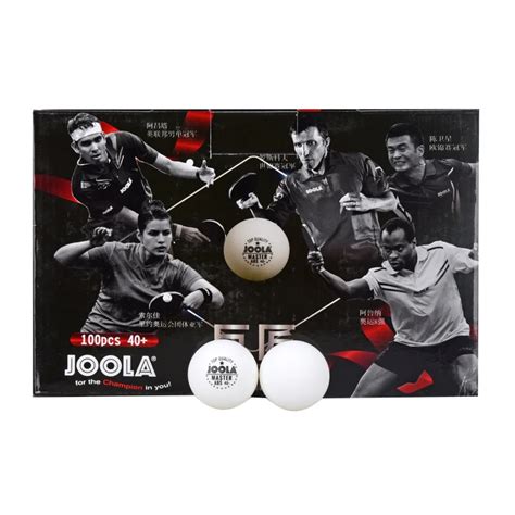 Joola Great master ABS 40+ Table Tennis 100pcs Balls Seamed New Material Plastic Poly Ping Pong ...