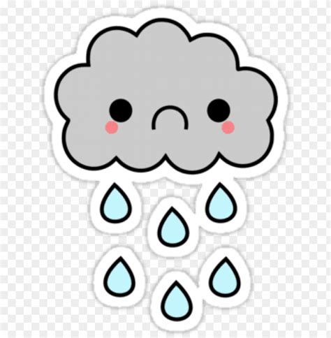 Sad Rain Cloud Cartoon