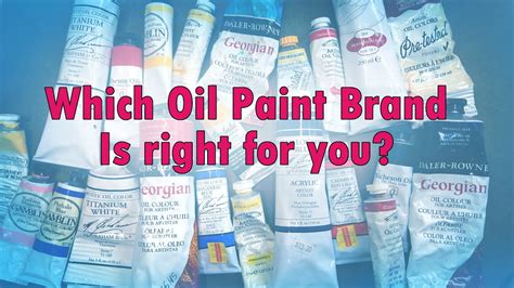 What oil paint brands should you buy? Advice from a realism painter - YouTube