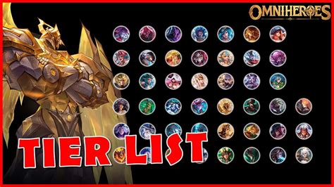 OMNIHEROES TOP TIER LIST OMNI HEROES - YouTube