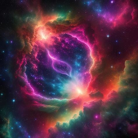 Premium Photo | A nebula with a purple nebula and stars