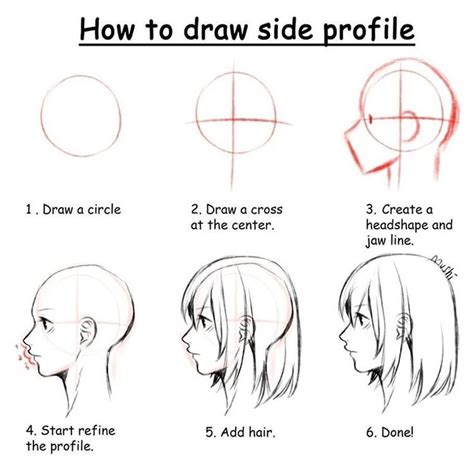 Hey guys check out these great tips on how to draw heads in profile. # ...