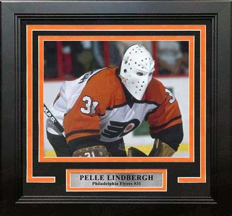 Pelle Lindbergh in Action Philadelphia Flyers Framed Hockey Photo ...