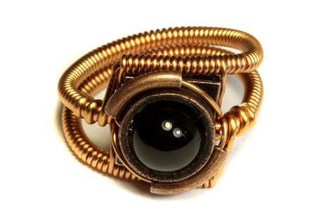 Steampunk Jewelry - Ring - Black Onyx - Copper | Daniel Proulx | Flickr