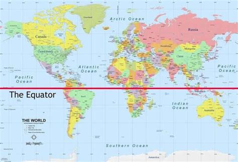 How Many Continents Have Land North of the Equator