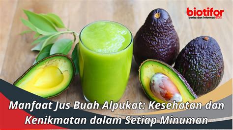 Manfaat Jus Buah Alpukat: Kesehatan dan Kenikmatan dalam Setiap Minuman