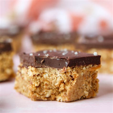 Peanut Butter Pretzel Bars - PaleOMG