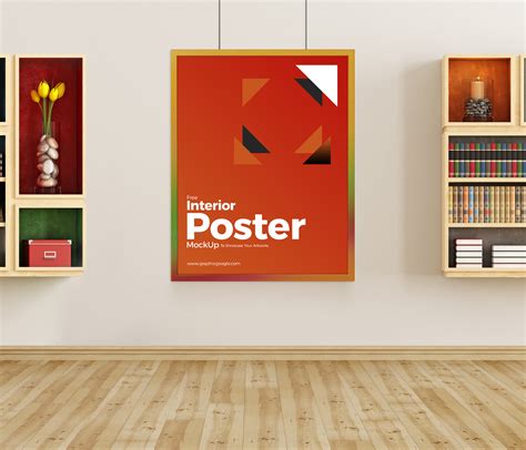 Free Interior Poster Mockup To Showcase Your Artworks