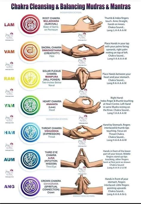 Mudras, Cleanse Chakra, Chakra Health, Les Chakras, Body Chakras ...