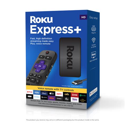 Roku Express+ HD Streaming Media Player with Voice Remote - Walmart.com ...