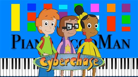 Cyberchase Theme Song (Slow Easy Medium) Piano Tutorial 4K - YouTube