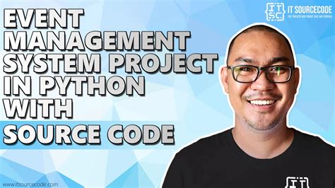 Event Management System Project Source Code In Python - VIDEO