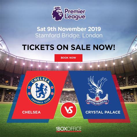 Chelsea vs Crystal Palace Football Match Tickets | Crystal palace ...