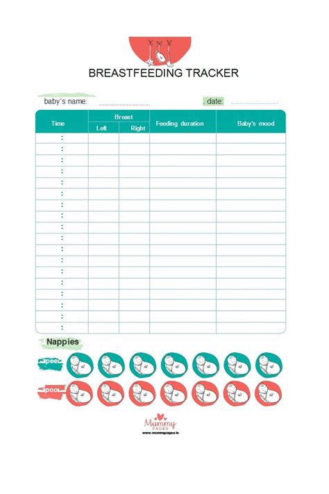 50 Printable Baby Feeding Charts [Newborn Feeding Schedule]