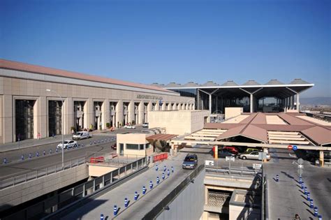 Malaga Airport Terminal Buildings, Spain. Editorial Stock Image - Image ...