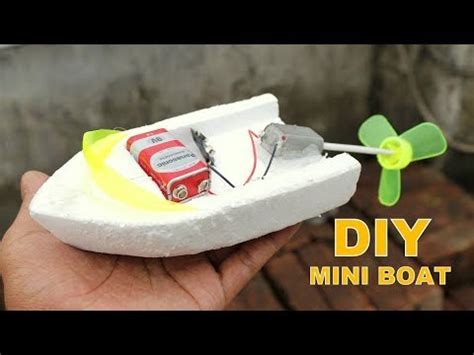 How to make an electric boat at home diy mini boat – Artofit