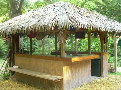 BUILDING PLANS FOR TIKI HUT | House Design Tiki Bars Diy, Cabana, Hot Tub Bar, Gazebo, Backyard ...