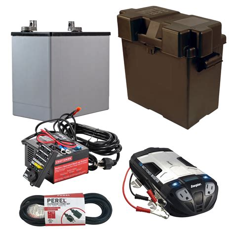 Sump Pump Battery Backup Kit with 55 Ah Battery & Inverter: BatteryMart.com