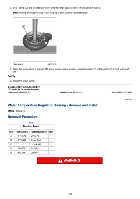 Caterpillar CAT C32 Engine Service Repair Manual (BT400001 and up)