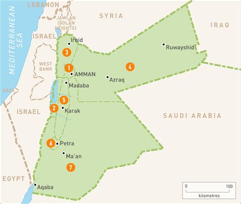 Amman Jordan map - Amman Jordan on map (Western Asia - Asia)