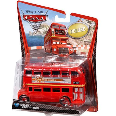 DISNEY CARS DELUXE DIECAST - Topper Deckington Double Decker Bus – Gemdans