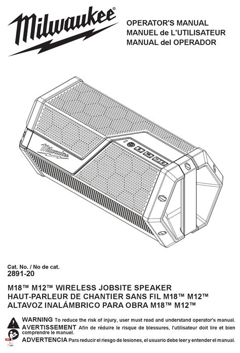 MILWAUKEE M18 OPERATOR'S MANUAL Pdf Download | ManualsLib