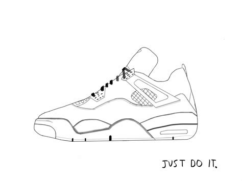 Air Jordan 4 Sketch by xanadudraws on DeviantArt