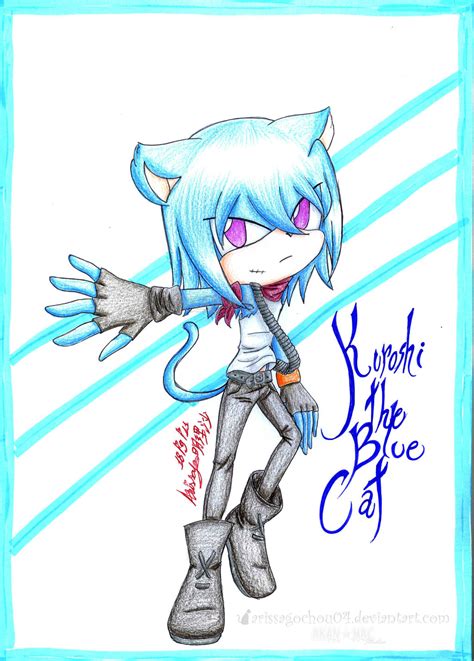 Kuroshi the Blue Cat by arissagochou04 on DeviantArt