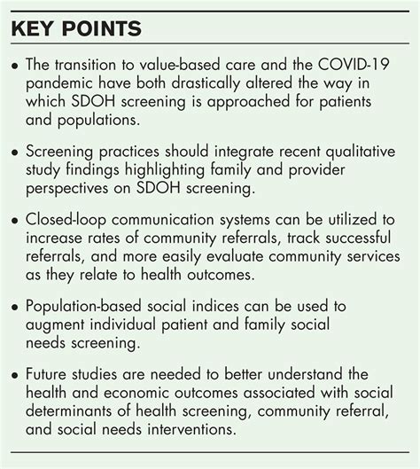 Social determinants of health screening in pediatric healthc... : Current Opinion in Pediatrics