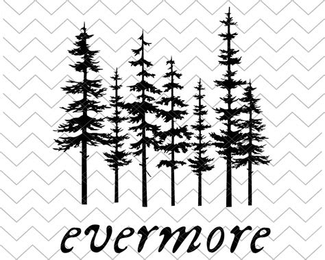 Taylor Swift Evermore Svg Evermore svg Taylor Swift svg | Etsy