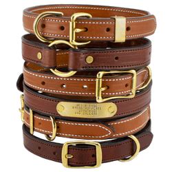 Deluxe Leather Dog Collars.