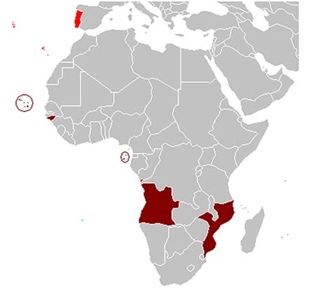 Portuguese Colonial War Map