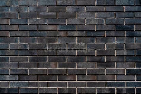 Black Brick Wall of Building. Brick Texture Stock Photo - Image of ...