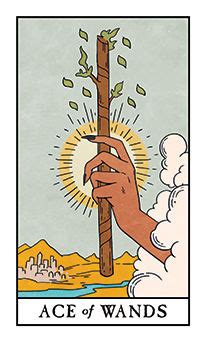 Ace of Wands Tarot Card Meanings | Tarot.com