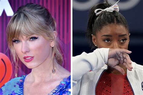 Taylor Swift Calls Simone Biles a “Hero” in Tokyo Olympics Tribute ...