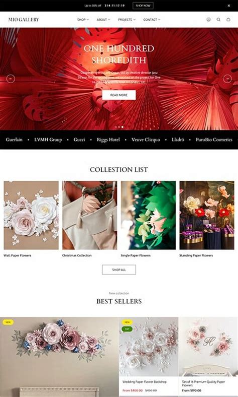 Florist Website Templates