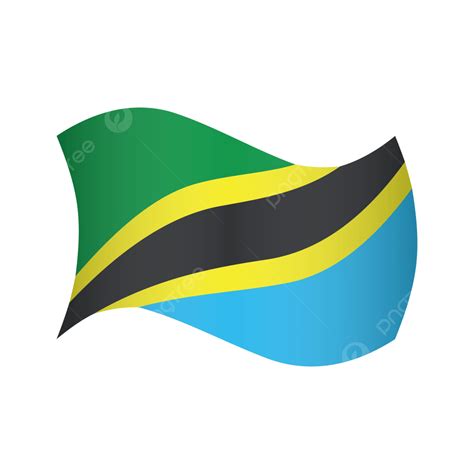 Gambar Bendera Tanzania, Tanzania, Bendera, Hari Tanzania PNG dan Vektor dengan Background ...