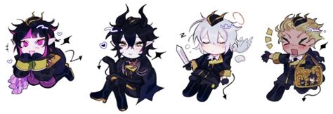 Akechisu on Tumblr: Twst chibis