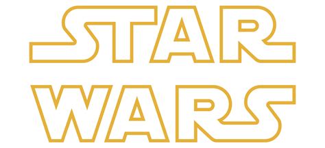 Star wars logo PNG transparent image download, size: 2000x914px