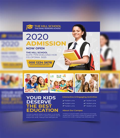 School Education Flyer Templates on Student Show