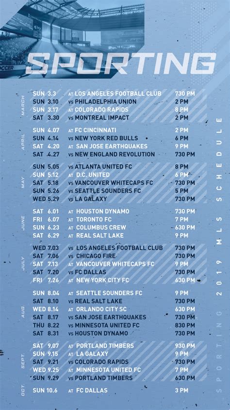 Sporting Kc Printable Schedule - Printable Schedule